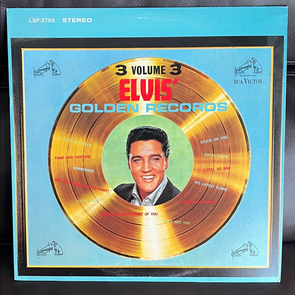 Elvis Presley – Elvis’ Golden Records Vol. 3 LP RCA Victor LSP-2765 Stereo